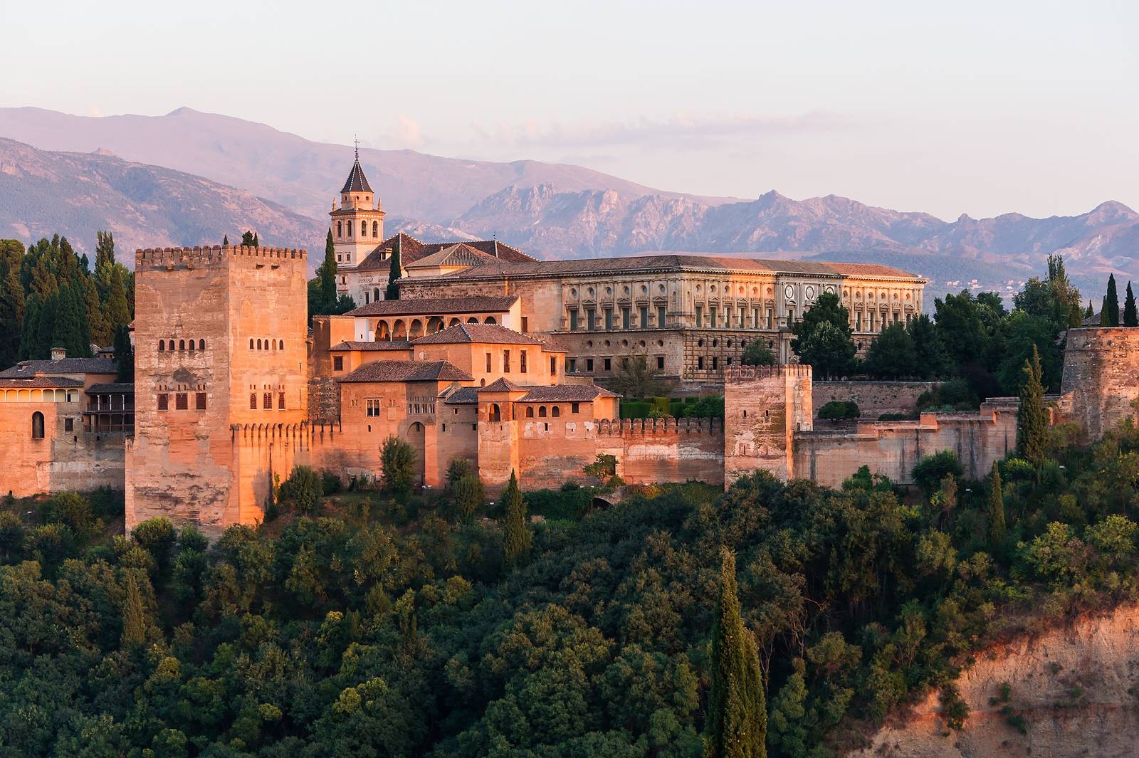 The Alhambra palace in Granada